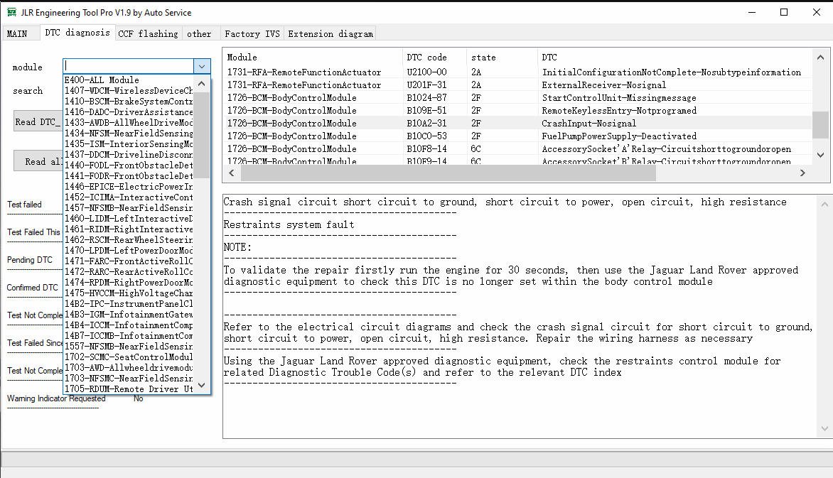 JET-PRO interface screenshot 6